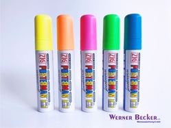 Posterman 15 mm  wasserfest fluor Farben ...