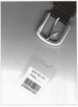 aus transparentem PVC mit 3 mm Loch VE = & ...
 (Bild in neuem Fenster laden)