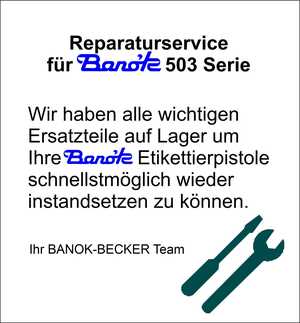 Die Etikettierpistole Banok ist eine professionel ...
 (Bild in neuem Fenster laden)