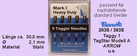 needles Mark I - needles heavy duty