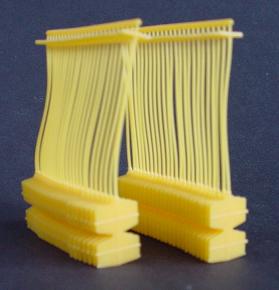 Heftf�den f�r Fleischkennzeichnung - 40 mm (2 Paddle) gelb