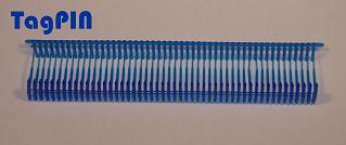 TagPIN  farbig Standard�(PP) - 15 mm blau TagPIN (PP)