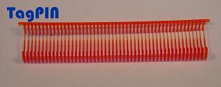 TagPIN  farbig Standard�(PP) - 15 mm rot TagPIN (PP)