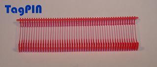 TagPIN  farbig Standard�(PP) - 25 mm rot TagPIN (PP)