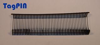TagPIN  farbig Standard�(PP) - 25 mm schwarz TagPIN (PP)