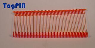 TagPIN  farbig Standard�(PP) - 40 mm rot TagPIN (PP)