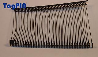 TagPIN  farbig Standard�(PP) - 65 mm schwarz TagPIN (PP)