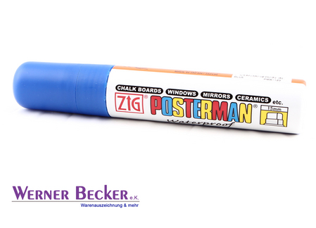 Marker Posterman - 15 mm blau PMA-120