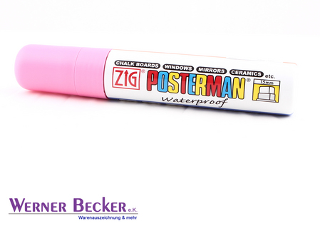 Marker Posterman - 15 mm pink PMA-120