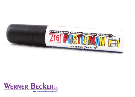 Marker Posterman - 15 mm schwarz PMA-120