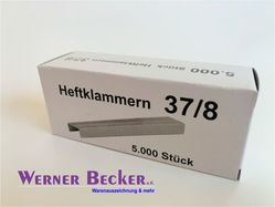 Klammern - Heftklammern 37/8