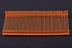 Heftf�den f�r Fleischkennzeichnung - 40 mm (1 Paddle) orange