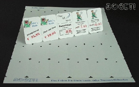 Bogeti-lables - Bogeti-Etiketten 35 x 53 mm