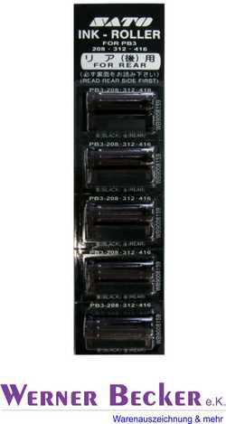 Farbrollen f�r Handauszeichner - PB3 Standard, PROMO, POP