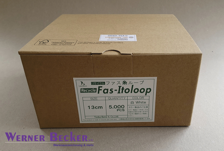 Fas-Itoloop (Baumwoll-Look) - 130 mm wei�