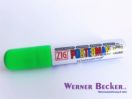 Marker Posterman - 15 mm fluor-gr�n PMA-120F