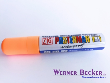 Marker Posterman - 15 mm fluor-orange PMA-120F