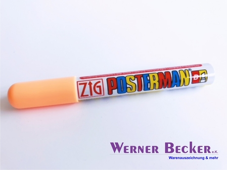 Marker Posterman - 5 mm  fluor-orange PMA-50F