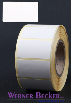Haftetiketten auf Rolle f�r Waagen - Gr��e 40 x 22 mm