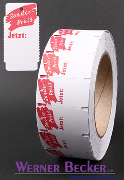  - 30 x 58 mm "Sonderpreis Jetzt:"