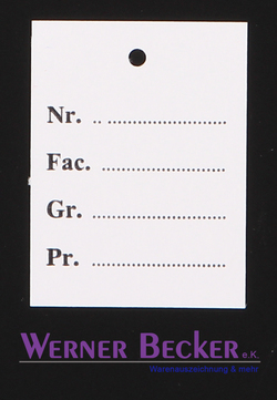  - Gr��e 45 x 55 mm (Nr. Fac. Gr. Pr.)