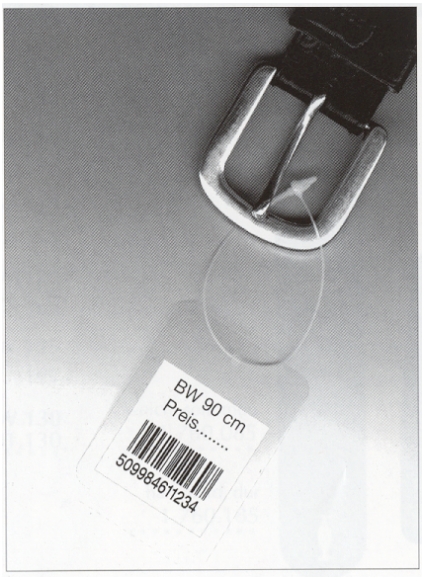 PVC Etiketten - 45 x 60 mm abgerundete Ecken
